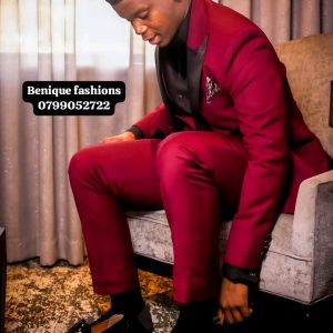 Alternative view of Tuxedo suit